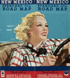 New Mexico Standard Oil Map 