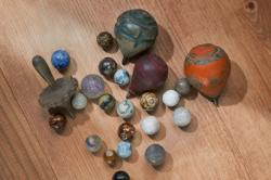 Tops and marbles