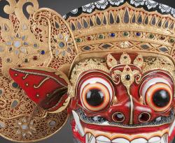 Detail of Barong mask