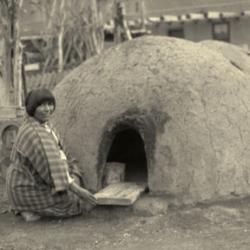 Pueblo Woman at Horno