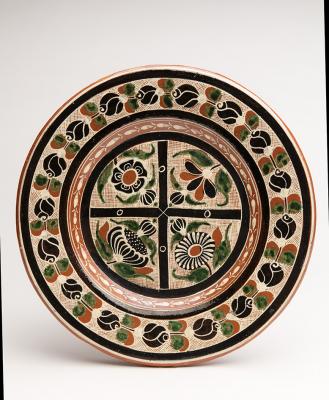 2-MOIFA_Espinar_24:  Plate (Mexico), 1970s, ceramic. Photo: Addison Doty
