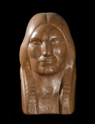 Untitled (Bust of Native American Male)