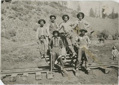 19-NMHM-Railroads-Unidentified group of Railroad workers, NM